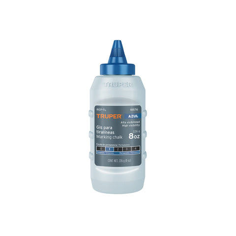 Gis azul para tiralíneas, alta visibilidad, 8 oz, Truper | REP-TL | 18576