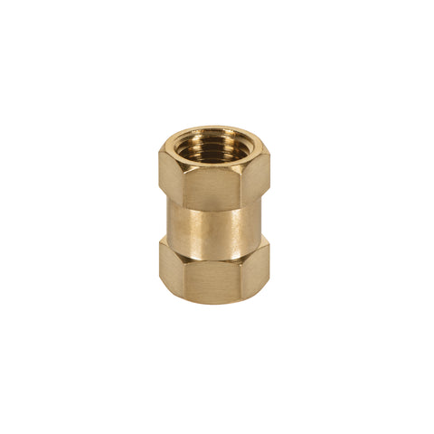 Cople de latón, hembra-hembra, cuerda 1/4' NPT, TRUPER | COPLE | 19025