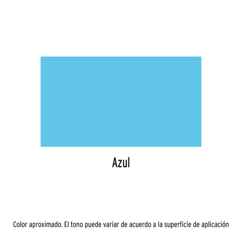 Pintura en aerosol, azul, bote esbelto, 400 ml, Truper | PA-AZ | 19039