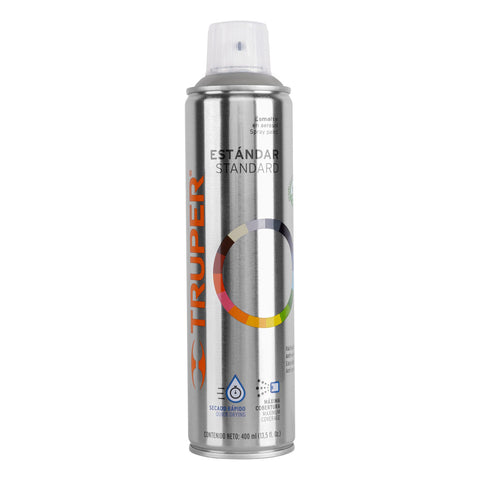 Pintura en aerosol, gris claro, bote esbelto, 400 ml | PA-GC | 19045