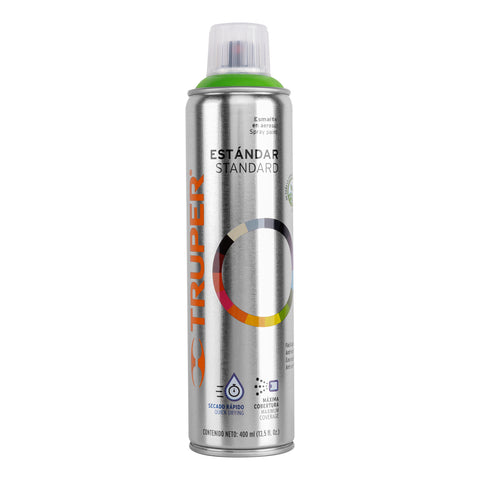 Pintura en aerosol, verde manzana, bote esbelto, 400 ml | PA-VM | 19046