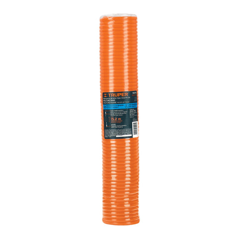 Manguera para compresor, tipo resorte, 15.2 m, TRUPER | MAN-R-15 | 19075