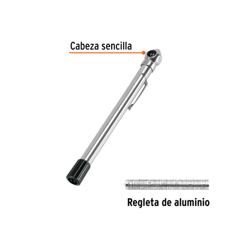Calibrador de presión 120 psi cabeza sencilla, Truper | MEA-120S | 19096