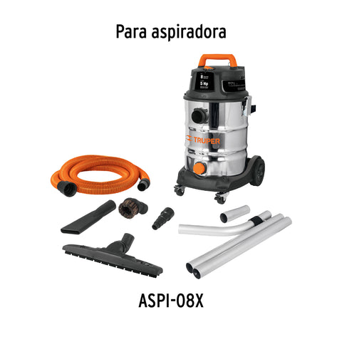 Filtro de papel para aspiradora ASPI-08X, TRUPER | FILP-ASPI-8X | 19298