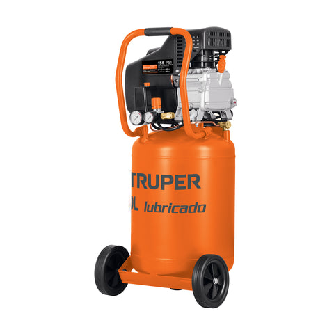 Compresor lubricado, 50L, 3-1/2HP, vertical, 127V, TRUPER | COMP-50LV | 19360