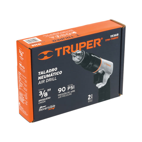 Taladro neumático reversible 3/8', Truper | TPN-788RX | 19368