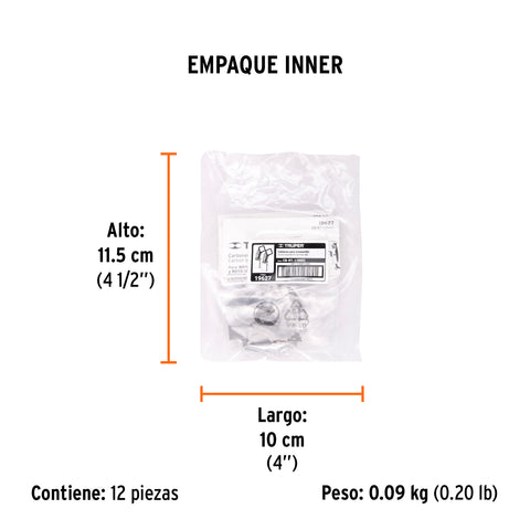 Bolsa con 2 carbones de repuesto para ROTO-1/2NX2, TRUPER | CB-RT-1/2NX2 | 19627