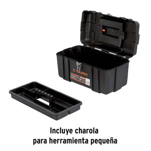 Caja para herramienta 17' industrial, broches metálicos | CHP-17X | 19656