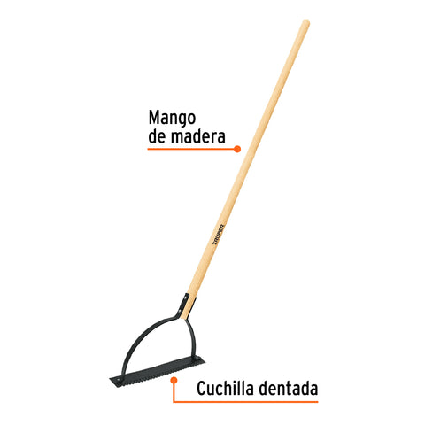 Cortador de maleza, mango de madera 30', TRUPER | WEC-14 | 19683