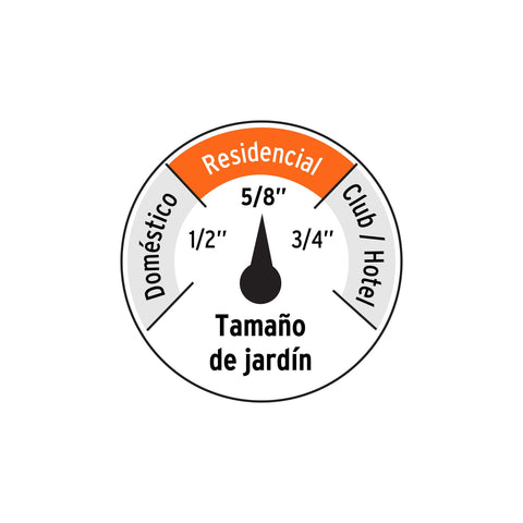 Manguera 5/8' anti-torceduras 6 capas 30m conexiones d/metal | MAN-30X5/8XX | 19744