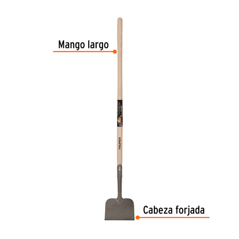 Raspador forjado de 8', mango de 48', Truper | SWS-8 | 19880