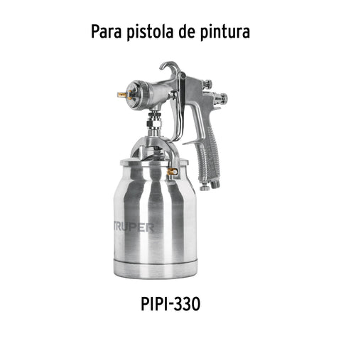 Vaso aluminio de repuesto para PIPI-330, TRUPER | VASO-330 | 19916