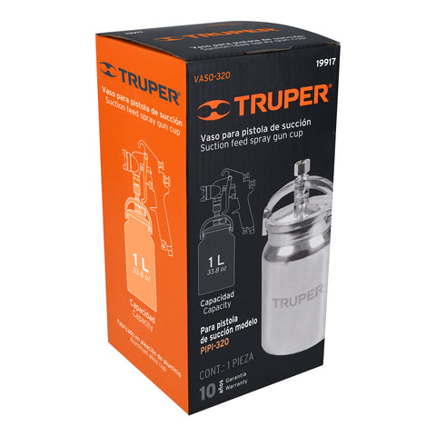 Vaso aluminio de repuesto para PIPI-320, TRUPER | VASO-320 | 19917