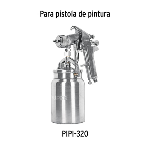 Vaso aluminio de repuesto para PIPI-320, TRUPER | VASO-320 | 19917