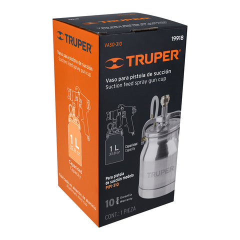 Vaso aluminio de repuesto para PIPI-310, TRUPER | VASO-310 | 19918