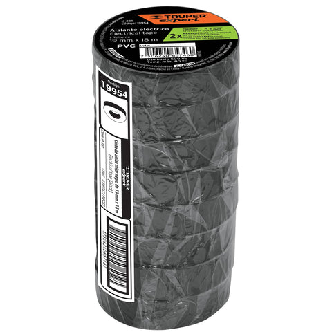 Cinta de aislar 19mm x 18m Truper Expert | M-33X | 19954