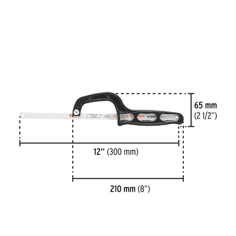 Mini arco 12' de plástico para segueta, Pretul | MAT-12P | 20002