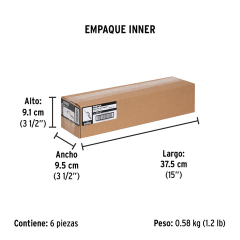 Mini arco 12' de plástico para segueta, Pretul | MAT-12P | 20002