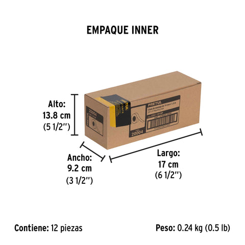 Cinta doble cara de 19 mm x 1.5 m Pretul | CDC-1915P | 20004