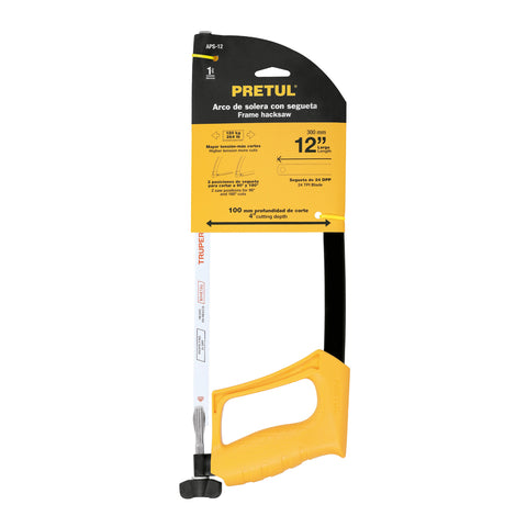 Arco 12' de solera para segueta, Pretul | APS-12 | 20017