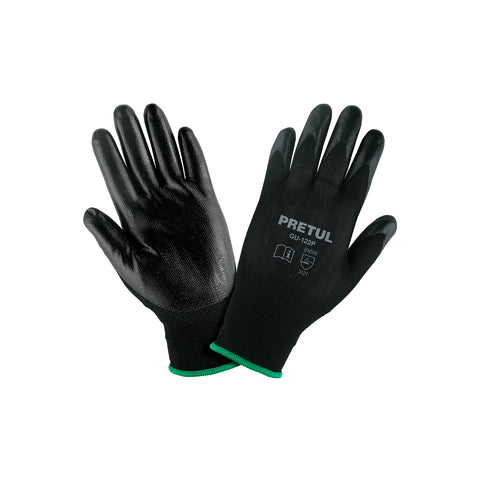 Guantes de nylon recubiertos de nitrilo, M, PRETUL | GU-122P | 20027