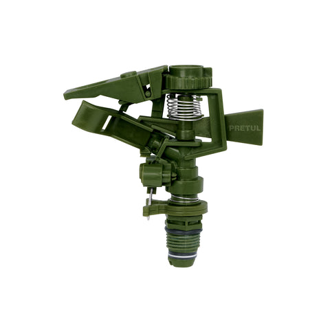 Aspersor plástico, cabeza sola, verde, PRETUL | ASVE | 20070