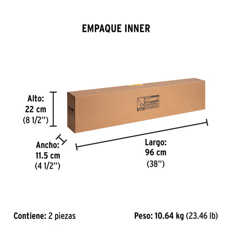 Cortapernos 36', mango tubular, PRETUL | CP-36P | 20949
