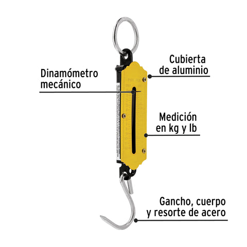 Báscula capacidad 12 kg romana de resorte, Pretul | BAS-12P | 21252