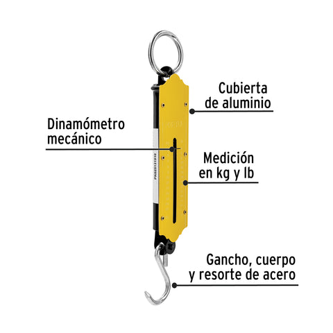 Báscula capacidad 25 kg romana de resorte, Pretul | BAS-25P | 21253