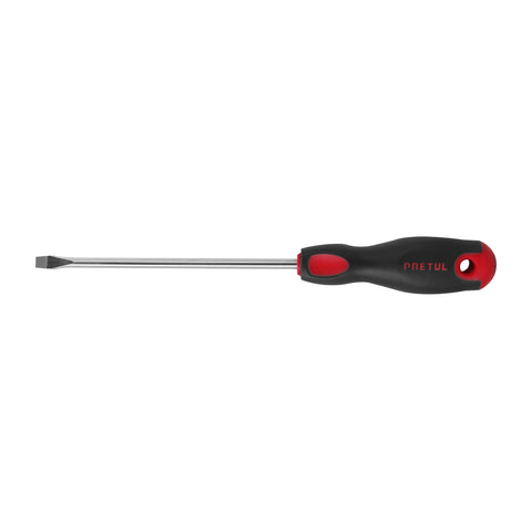 Desarmador plano 1/4' x 6'mango Comfort Grip, Pretul | DR-1/4X6BP | 21484