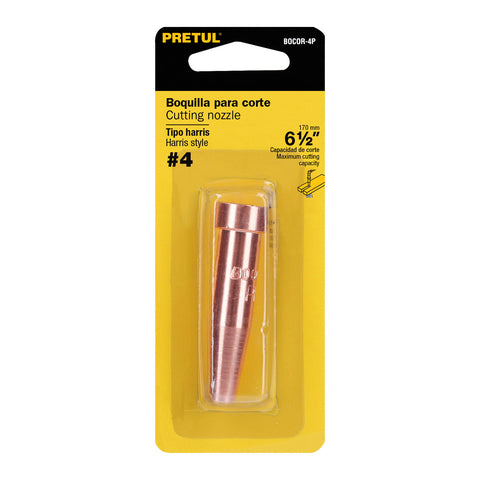 Boquilla #4 para corte con acetileno, PRETUL | BOCOR-4P | 21519