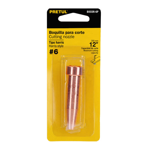 Boquilla #6 para corte con acetileno, PRETUL | BOCOR-6P | 21521