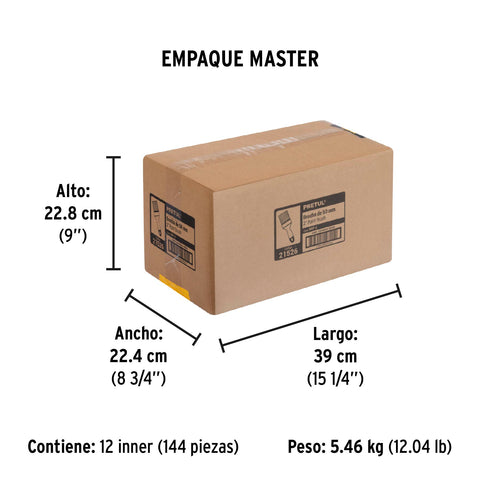 Brocha uso general de 2' con mango de plástico, Pretul | BRP-2 | 21526