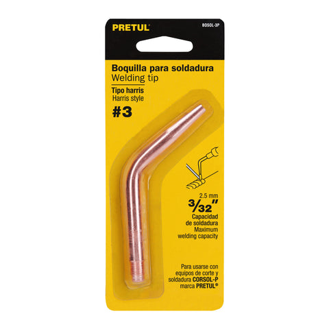 Boquilla #3 para soldar con acetileno, PRETUL | BOSOL-3P | 21533
