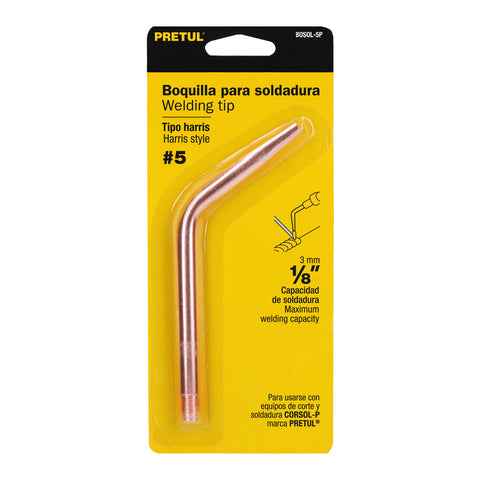 Boquilla #5 para soldar con acetileno, PRETUL | BOSOL-5P | 21534