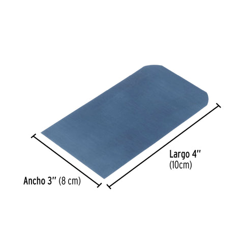 Cuña de 4' x 3' sin mango, bolsa con 20 piezas, Pretul | CUÑ-43P | 21640