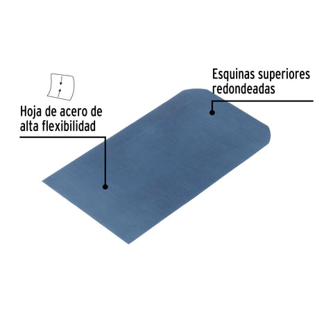 Cuña de 4' x 3' sin mango, bolsa con 20 piezas, Pretul | CUÑ-43P | 21640