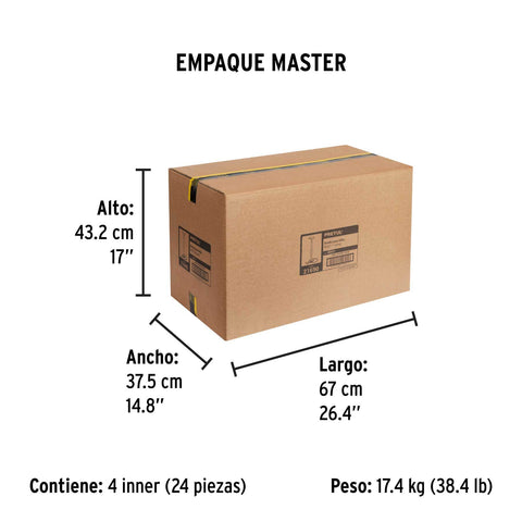 Bomba manual para inflar, 80 PSI, PRETUL | BOM-P | 21690