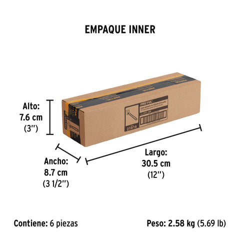 Llave ajustable (perico) 10' cromada, Pretul | PET-10P | 21816