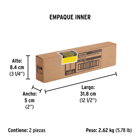Llave stilson 14' cuerpo de hierro maleable, Pretul | STI-14P | 22013