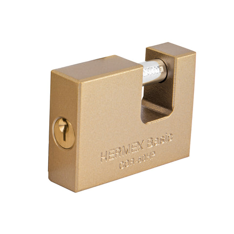 Candado antipalanca 60 mm cuerpo de hierro, HERMEX BASIC | COR-60HP | 22516