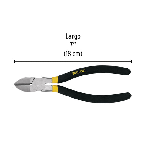 Pinza de corte diagonal 7' mango de PVC, Pretul | PCD-7P | 22637