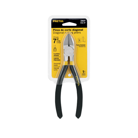 Pinza de corte diagonal 7' mango de PVC, Pretul | PCD-7P | 22637