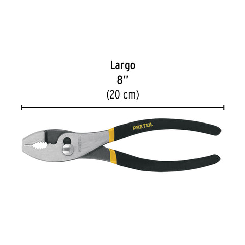 Pinza de chofer 8' mango de PVC, Pretul | PCH-8P | 22654