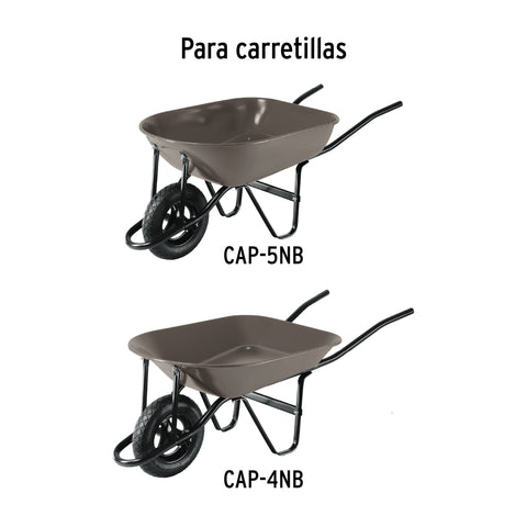Caja c/llanta neumática y acc. p/carretilla gris PRETUL | CANPB | 22655
