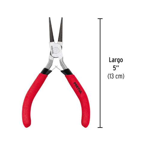 Mini pinza de punta redonda 5', Pretul | PMP-PR4 | 22666