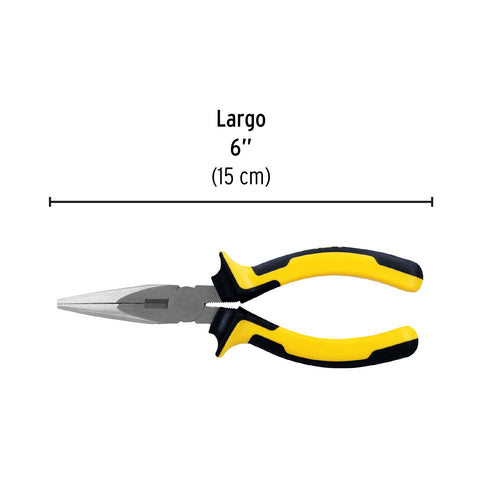 Pinza de punta y corte 6' mango Comfort Grip, Pretul | PPC-6PX | 22670