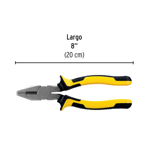 Pinza para electricista 8' mango Comfort Grip, Pretul | PEL-8PX | 22674