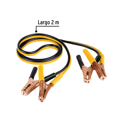 Cables pasa corriente 2 m, 125 A, 10 AWG, Pretul | CAP-2010P | 22807