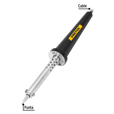 Cautín 45 W tipo lápiz para trabajo medio, Pretul | CAU-45P2 | 22809